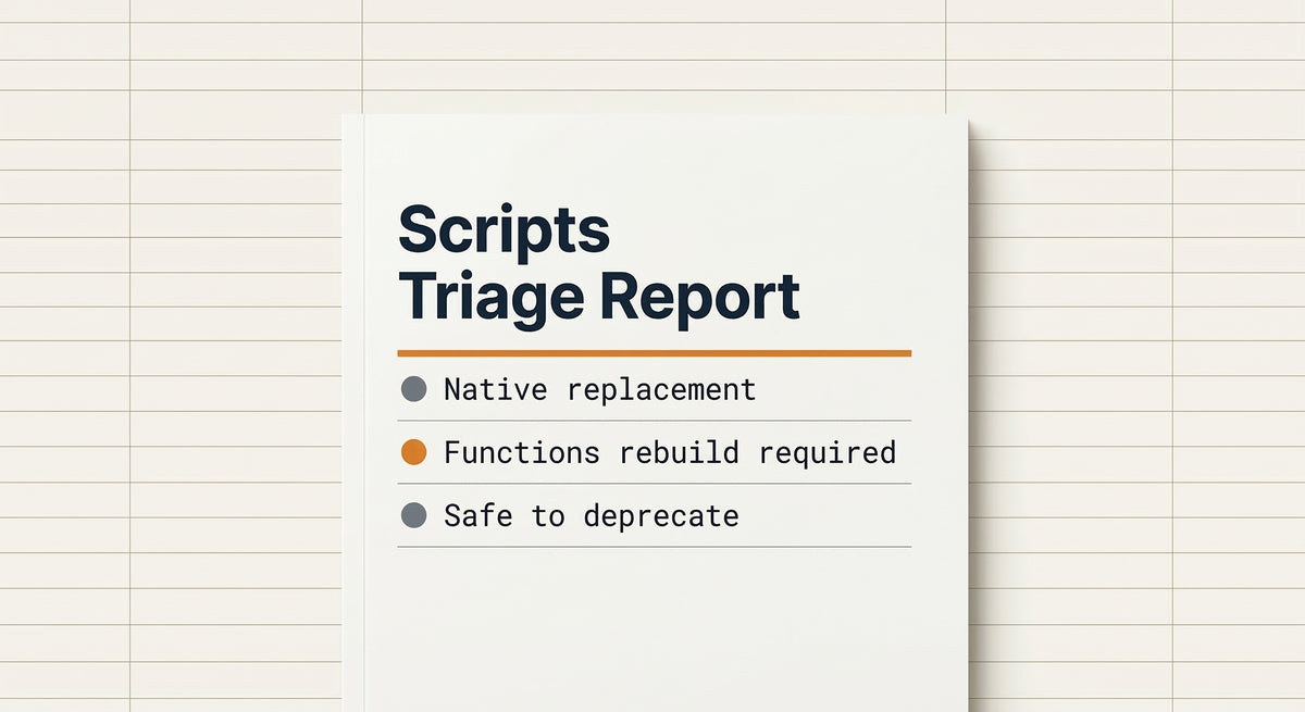 Scripts Triage Report