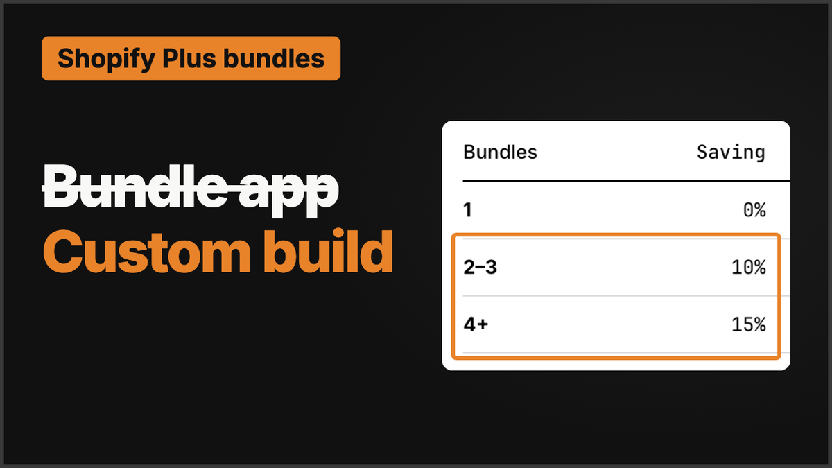 Shopify bundles: keep your bundle app or replace it?